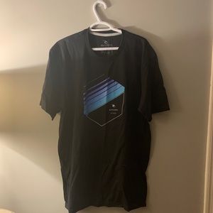 NWOT Rip Curl XL Standard Fit Black T-shirt